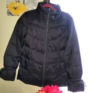 Motto Quilted Puffer Jacket Black